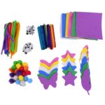 All in One Kids Arts & Crafts Supplies Kit DIY Crafting Collage Material Set Crafts | Kids Crafts | Craft Kits - Image 5
