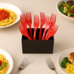 Premium Disposable Plastic Forks (8 Pc) - Image 3