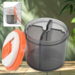 Plastic 4 Section Pill Box Organizer (1 Pc / Mix Color)