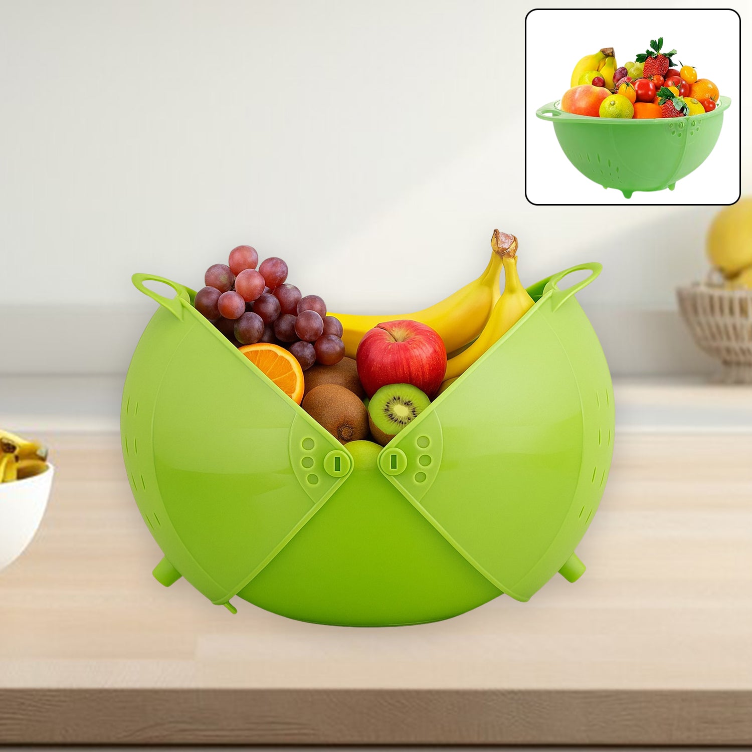 01_03c48b11-841d-4ea2-b81a-5e967b5602d2 Apex Smart Basket 3in1 Multiuse Fruit And Vegetable Bowl (1 Pc / Mix Color) - Image 1