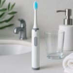 Battery-Operated Electric Toothbrush with Replaceable Head (1 Pc)