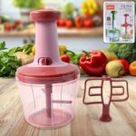 Apex  Quba Push Chopper with Stainless Steel Blades (1000ml)