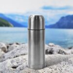 Stainless Steel  Hot And Cold Water Bottle With Push-down Lid (350ml)