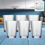 Apex Pyramid Ringo Plastic Glass – 300ml Approx | Durable, Crystal-Clear Tumbler