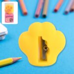 2 in 1 Pencil Sharpener & Eraser for Kids, Fancy Sharpeners