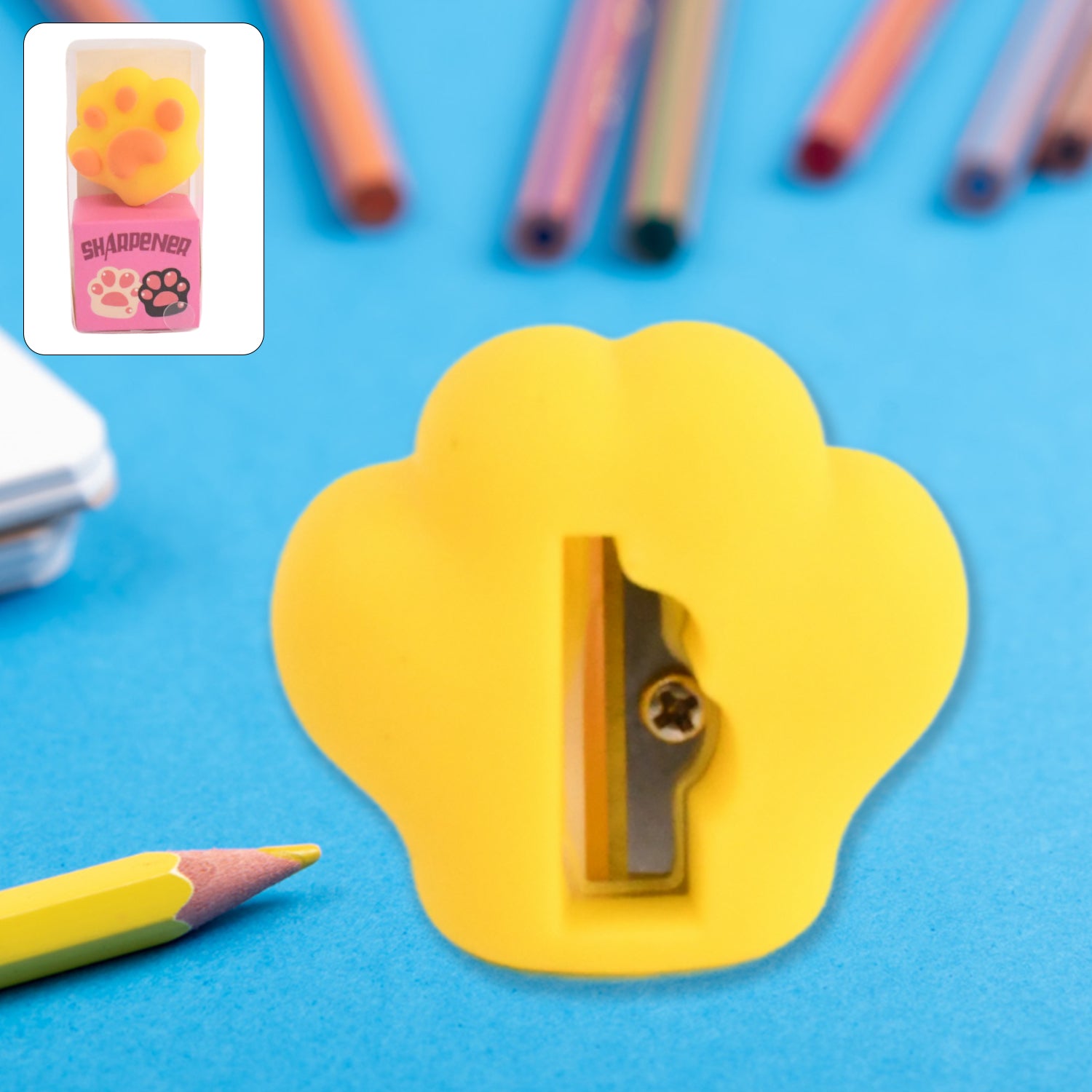 01_09acaf06-3db5-4add-8a6f-cab2490a5d10 2 in 1 Pencil Sharpener & Eraser for Kids, Fancy Sharpeners - Image 1