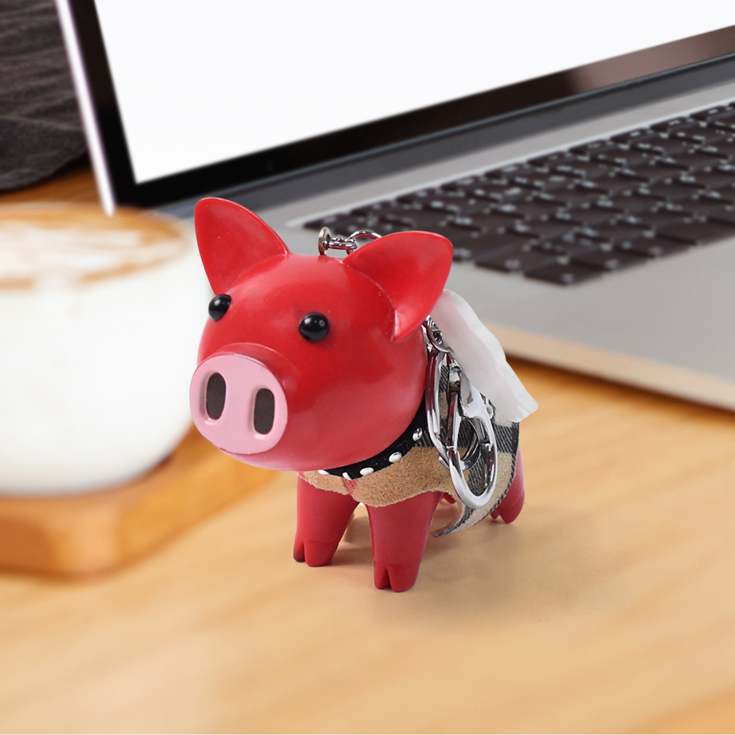 01_0b102765-b8ef-4924-88e6-25e0e57f9fc4 Cute Pig Keyring Keychain (1 Pc) - Image 1