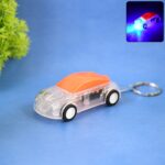 Mini Car Shape LED Keychain Light +(1 Pc, Random Color)