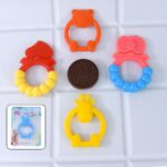 Silicone Baby Teething Toys (1 Pc / Mix Design) - Image 7