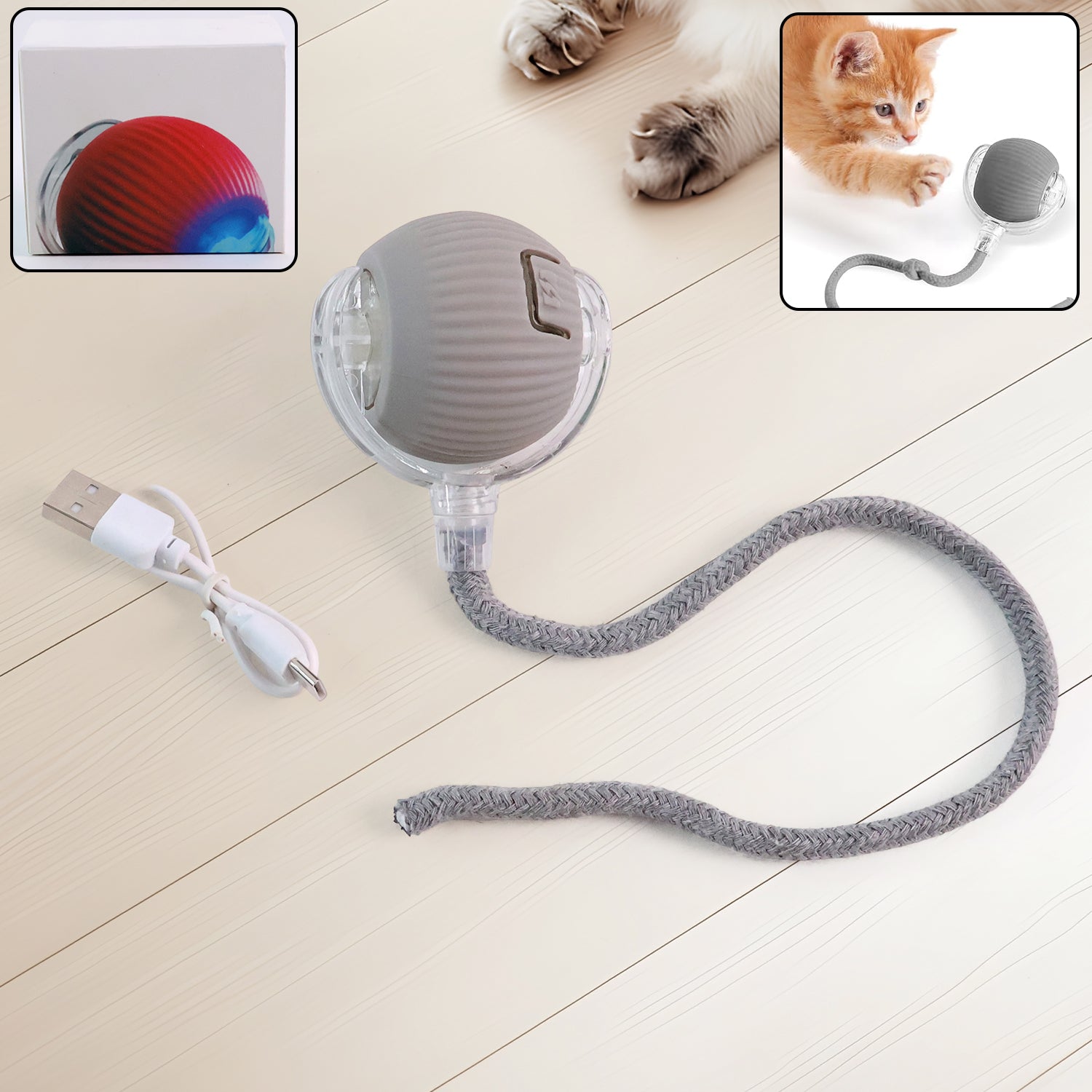 01_16561ee2-8b68-4722-a177-d2a3d30321be Rechargeable Interactive Cat Toy Ball with Detachable Braided Tail and LED Light (1 Pc) - Image 1