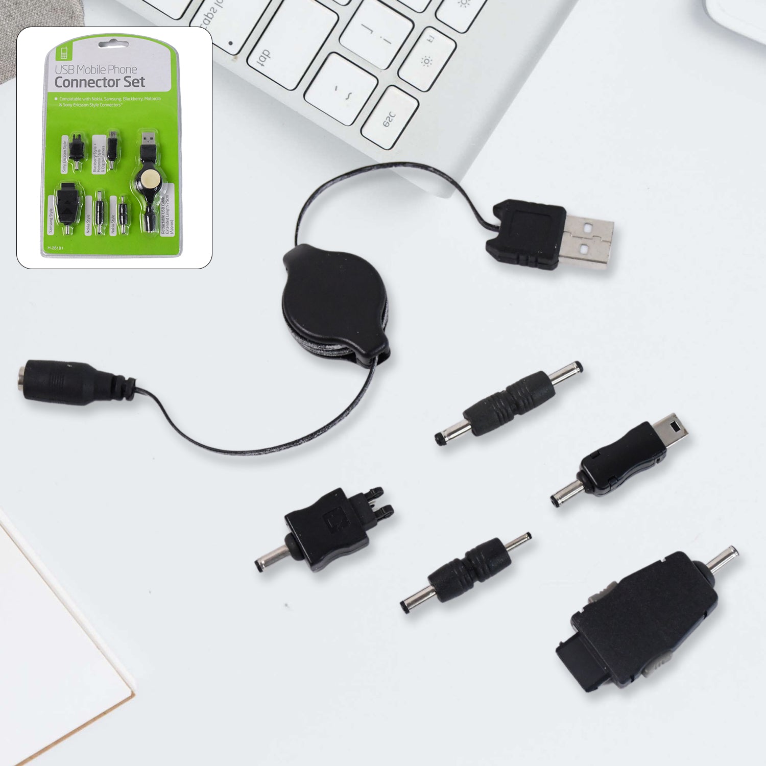 01_1fdd092b-4442-4623-bf9a-701e688148ec 5 in 1 Universal Multi USB Charger Cable Connection kit for a Mobile Phone - Image 1