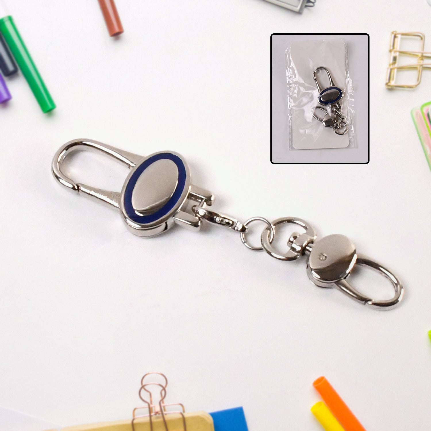 01_22f651a7-201b-4ebc-951d-aaadba0fed7a Metal Retractable Key Chain Recoil Keyring Heavy Duty Wire Rope - Image 1