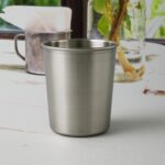 Small Stainless Steel Drinking Glass (1 Pc)