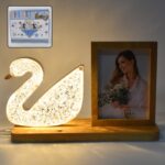 Duck Shape Cystal Led Lamp & Photo Frame Night Lamp | Wedding Gift | love couple