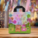Birthday Gift Bag, Reusable Party Gift Bags (1 Pc / Mix Design)