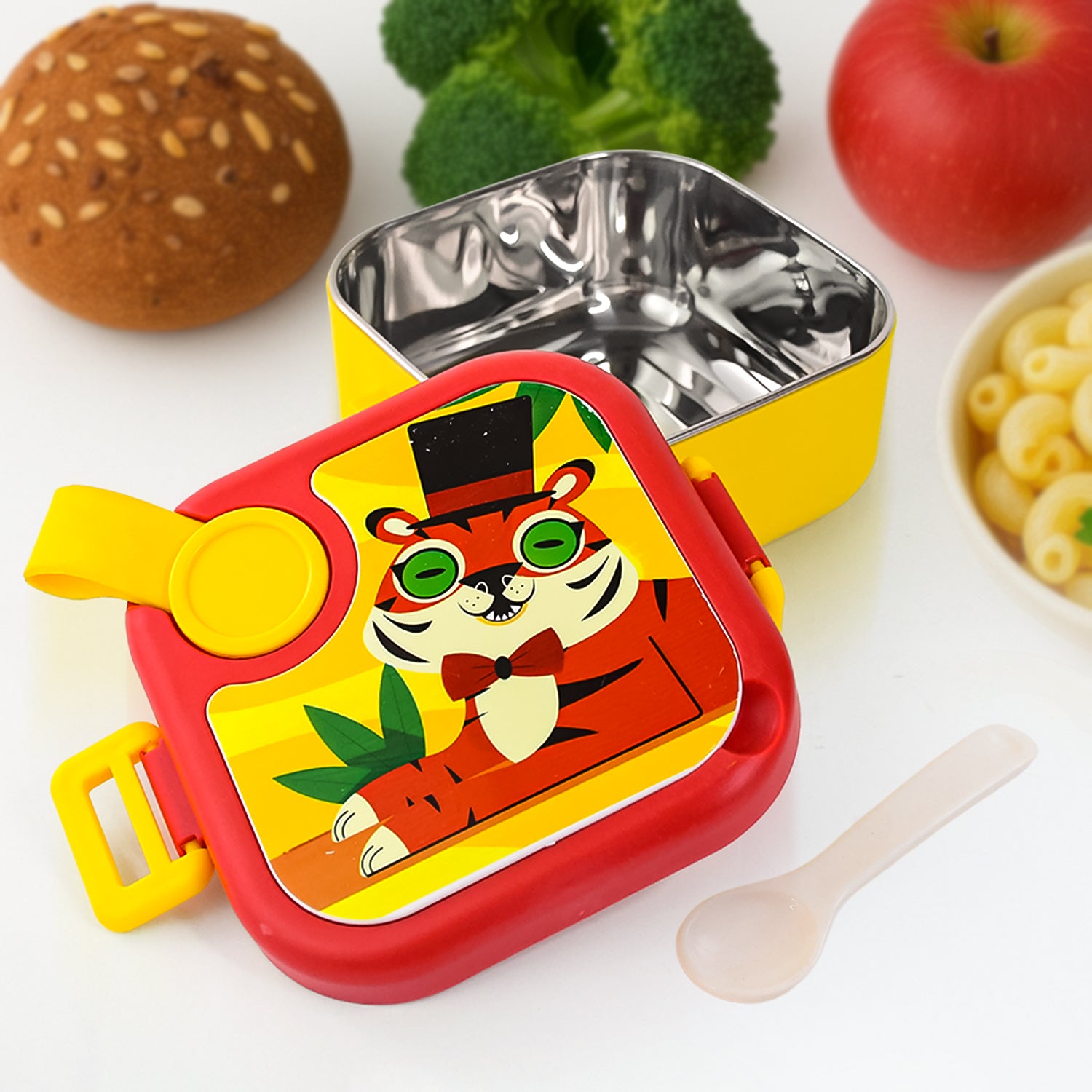 01_2fd4b6ee-e99f-4893-8de9-03e1baa1477a Ganesh Tangy Kids Stainless Steel Lunch Box - Image 1