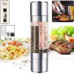 2-in-1 Stainless Steel Salt and Pepper Grinder
