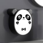 Plastic Cute Panda Soap Box – Wall Mounted Flip-Top Drain Soap Case (1 Pc)