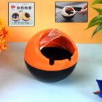 Ball Ashtray PP Plastic Windproof with Lid Indoor Outdoor Patio Car Portable Ashtray - Image 6
