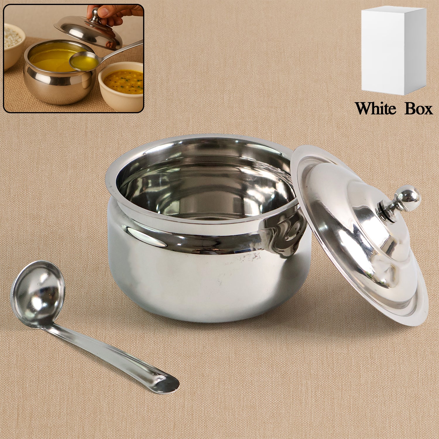 01_3ead856c-a011-44bd-a8a9-27bfa9047b3d Premium Stainless Steel Ghee Pot - Image 1