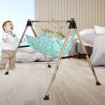 Baby Boy's and Girl's Portable Folding Swing Stainless Steel Stand (1 Pc)