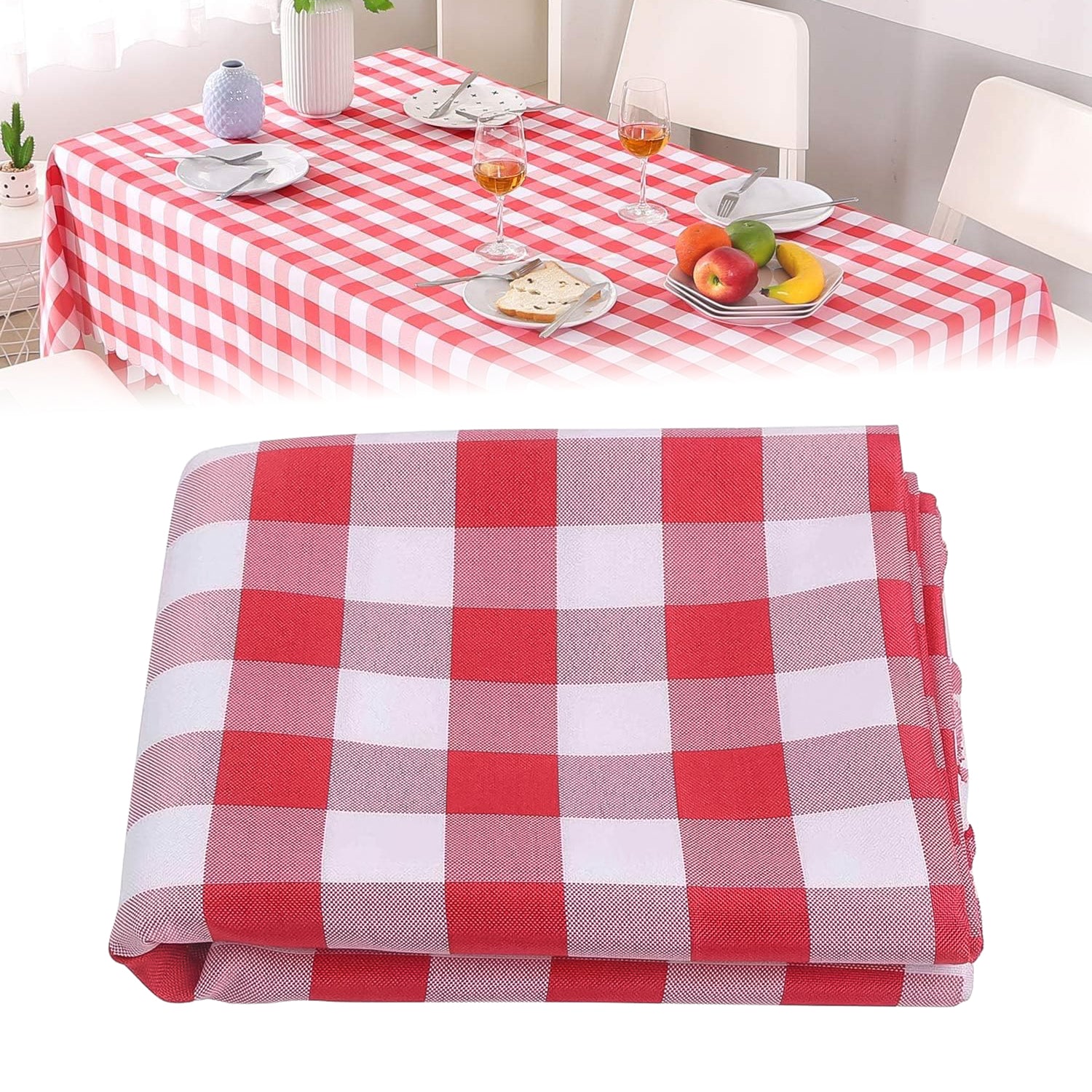 01_46744826-da70-4058-bf67-17f2c64b7872 Reusable Table Cloth / Cover for Dining Picnic (140x180 Cm / 1 Pc) - Image 1