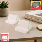 Compact Plastic Mobile Phone Holder Stand (2 Pc & Mix Color)