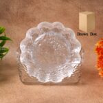 Plastic Household Flower Design Plates Dinner Plates Dish Tray (10 Pcs Set) - Image 6