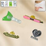 Stylish Metal Badge Pin – Single Piece (Random Design) - Image 10