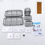 Metal Shower Basket / Canddy, for Bathroom Organiser (5 Pc Combo)