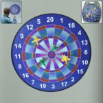 Magnetic Dartboard Game Set for Kids & Adults