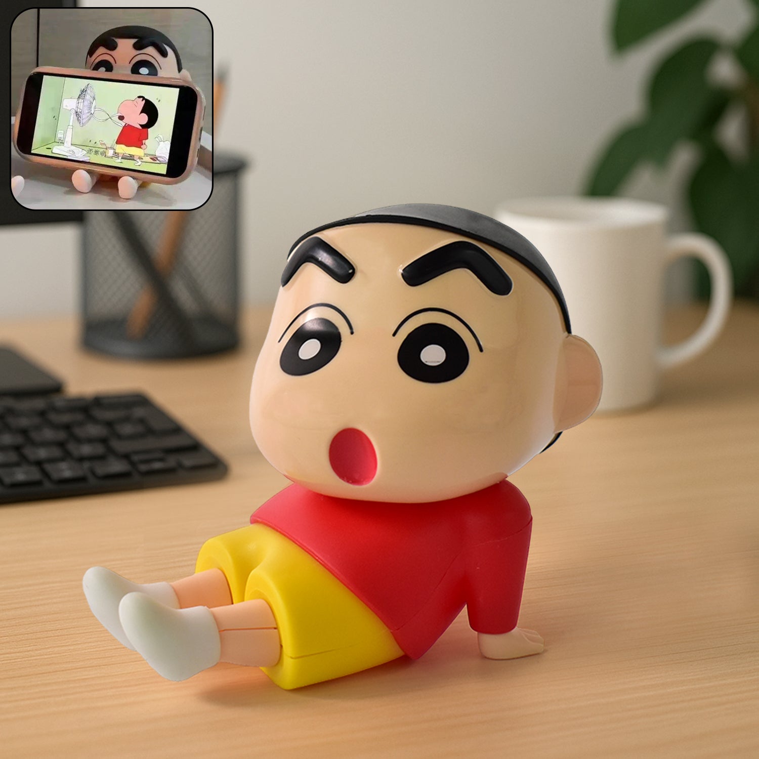 01_6144e170-67fb-4ab1-97a0-fdd3fa52aa4e Shinchan Character Sitting Figurine (1 Pc) - Image 1