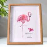 Creative Solid Wooden Photo Frame (Mix Design & Size / 1Pc)