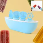 Creative Boat-Shaped Ice Cream Mould with Cute Piggy