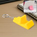 Plastic 2-in-1 Mobile Stand Keychain (1 Pc)