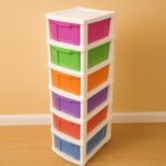 6-Layer Multi-Colored Plastic Storage Drawer Cabinet - Image 6