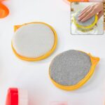 Double Side Dishwashing Sponge Dish Washing Brush (1 Pc)