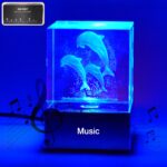 3D Mix Design LED Light Base With Speaker (1 Pc / B Grade) - Image 4