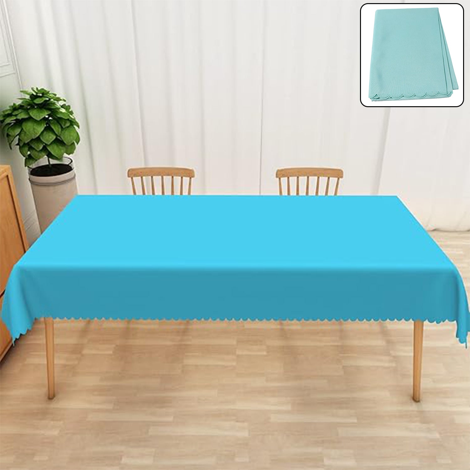 01_80d2b272-0487-467b-b91f-a4ef804146e5 Reusable Table Cloth / Cover for Dining Picnic (200×140 Cm / 1 Pc) - Image 1