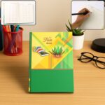 Hardcover Ruled Notebook with Calendar, Diary & 160 Pages 22x16 cm (1 Pc)