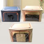 Zippered Closet Storage Box with Lid, With Window (Mix Design & Size / 1 Pc) - Image 6