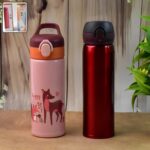 Double Walled Vacuum Insulated Water Bottle |  (450 ml Approx / Mix Design / 1 Pc) - Image 7