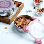 Apex Round Airtight Food Storage Container Approx 500 ml (1 Pc) - Image 3