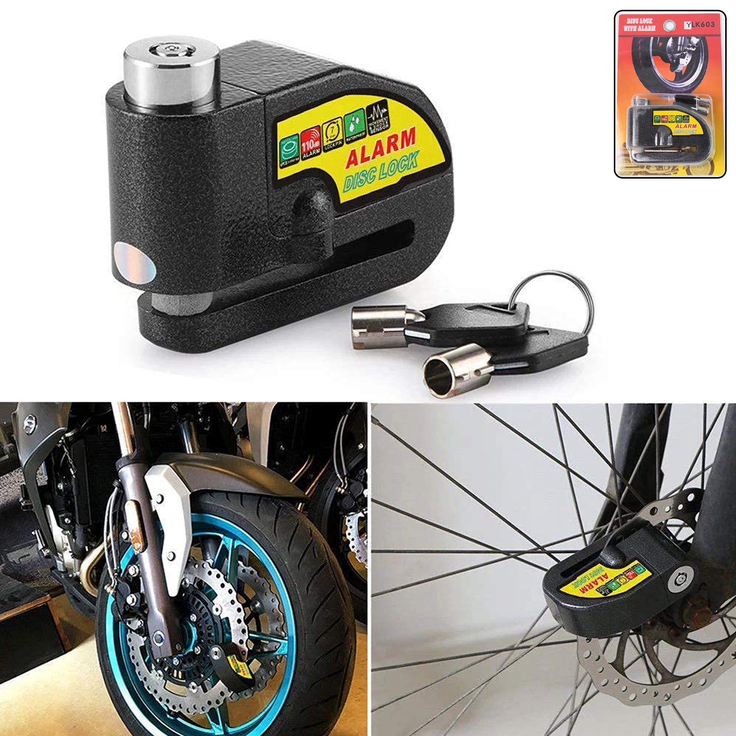 01_95a4c089-e29c-45f4-b91a-edb88b3f7c59 Alarm Disc Lock Motorbike Anti-Theft Disc Brake Lock (1 Pc / With 2 Key) - Image 1