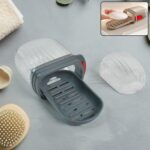 Multipurpose Soap Box Holder with Transparent Dust-Proof Lid ,Sabudani (1 Pc)