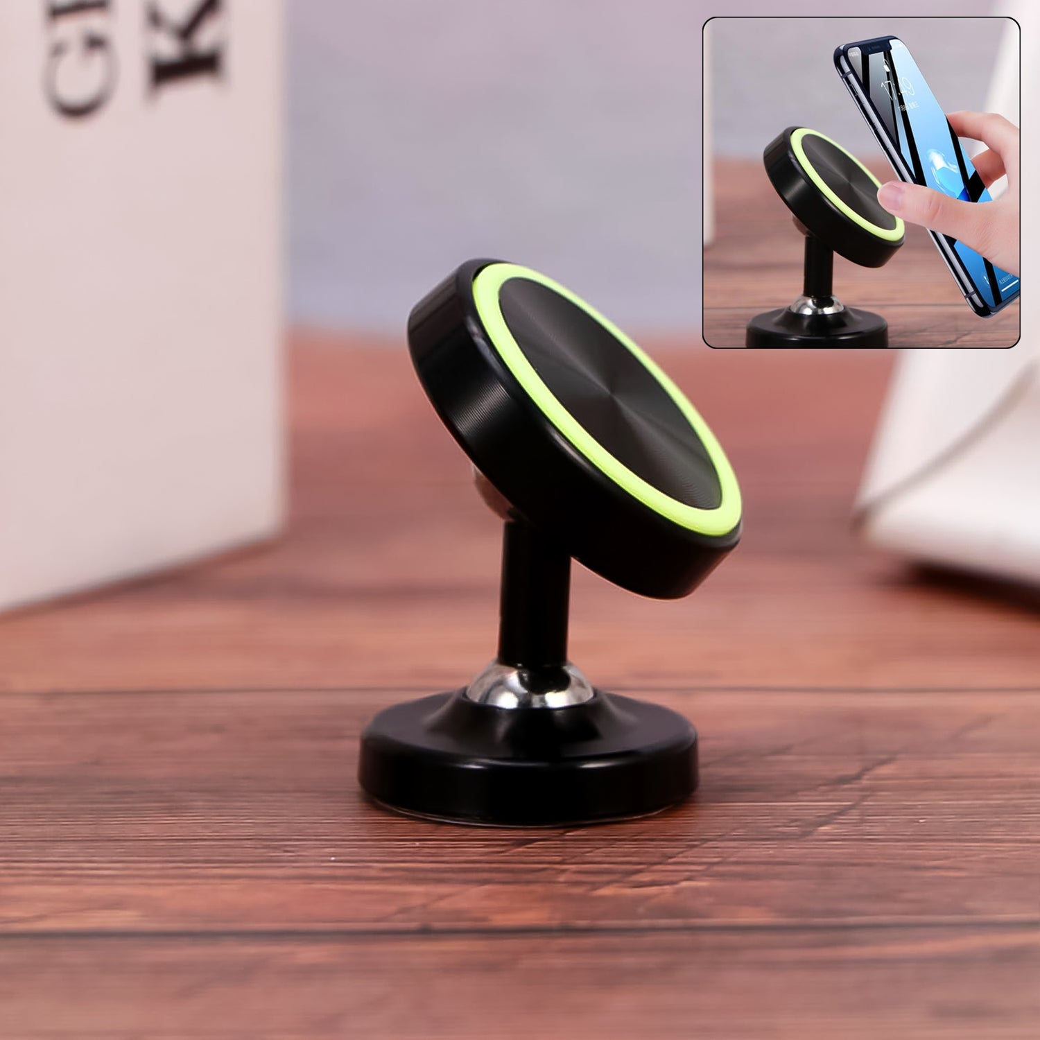 01_a59e4c26-11de-4218-83ef-f8d7d5093e41 360° Rotating Magnetic Phone Holder Stand (1 Pc) - Image 1