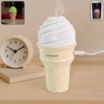 Ice Cream Cone Shape Air Freshener Humidifier (1Pc / Cream Color)