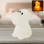 Dog Shape Crystal LED Night Light Lamp – Cute Glowing Animal Decorative Light (1 Pc) - Image 3