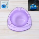 Oblivion Transparent Pueple Plastic Ashtray (1 Pc)
