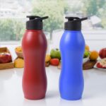 Stainless Steel Water Bottle (1000ML / Mix Colour / 1 Pc / Matte) - Image 3